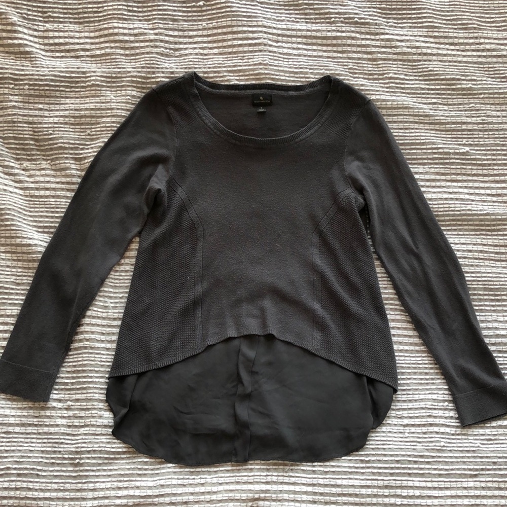 Gray sweater